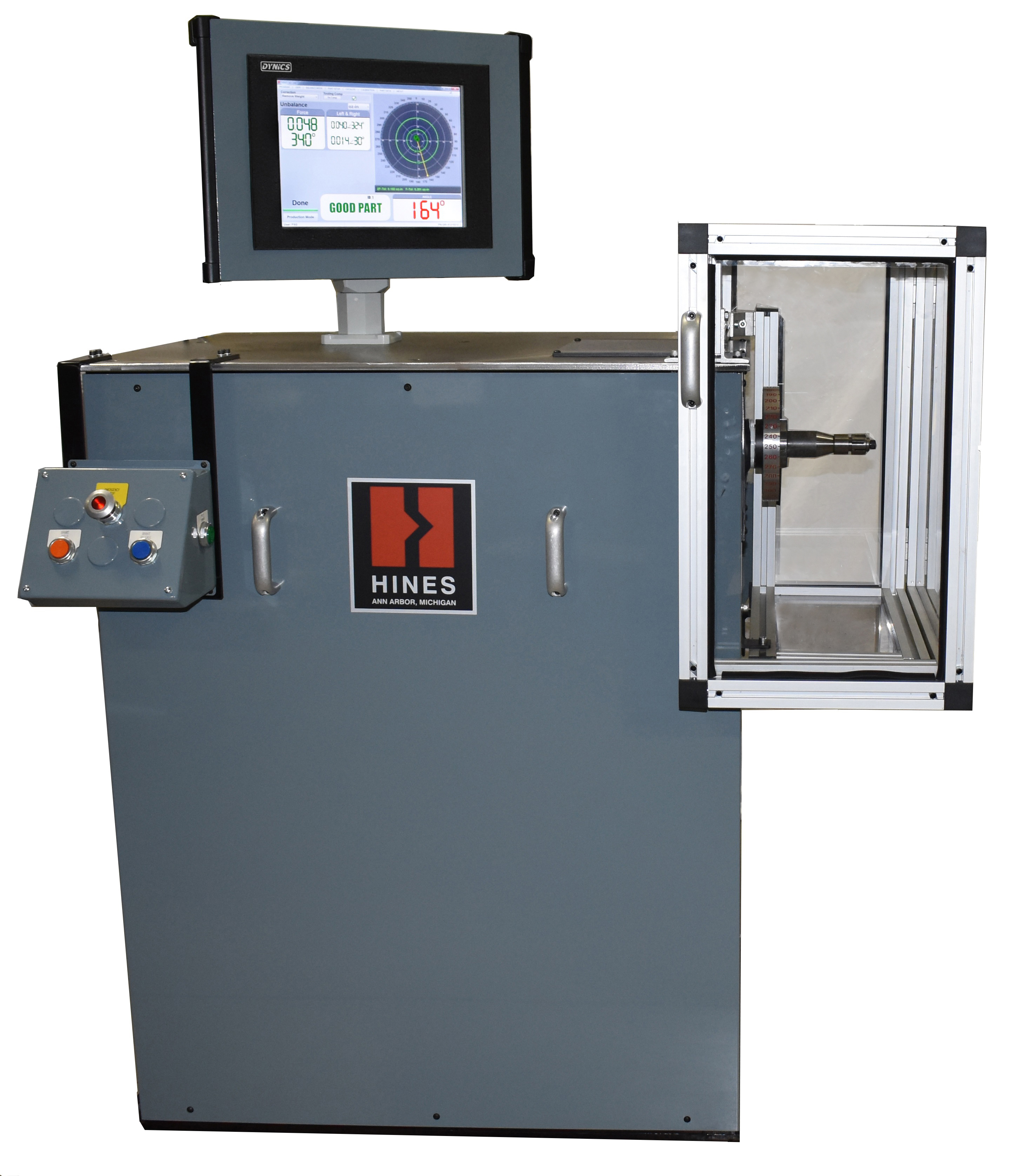 Hines horizontal ho balancing machine